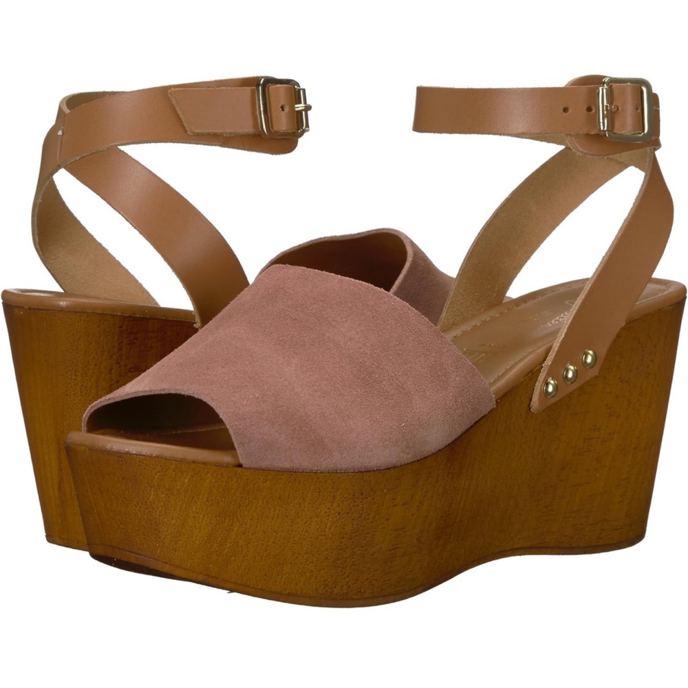Seychelles Wedge Pump (Rose Pink)